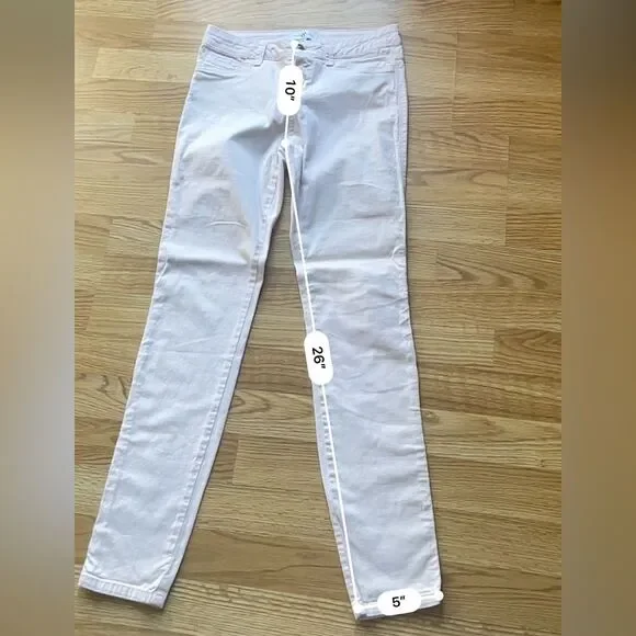 Cello Jeans Womens Skinny Jeans size 9 Juniors Bliss Pink Denim Stretch zipper - Picture 5 of 7